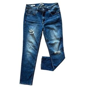 💙 VIGOSS Thompson Tomboy Cropped Distressed Jeans Size 30